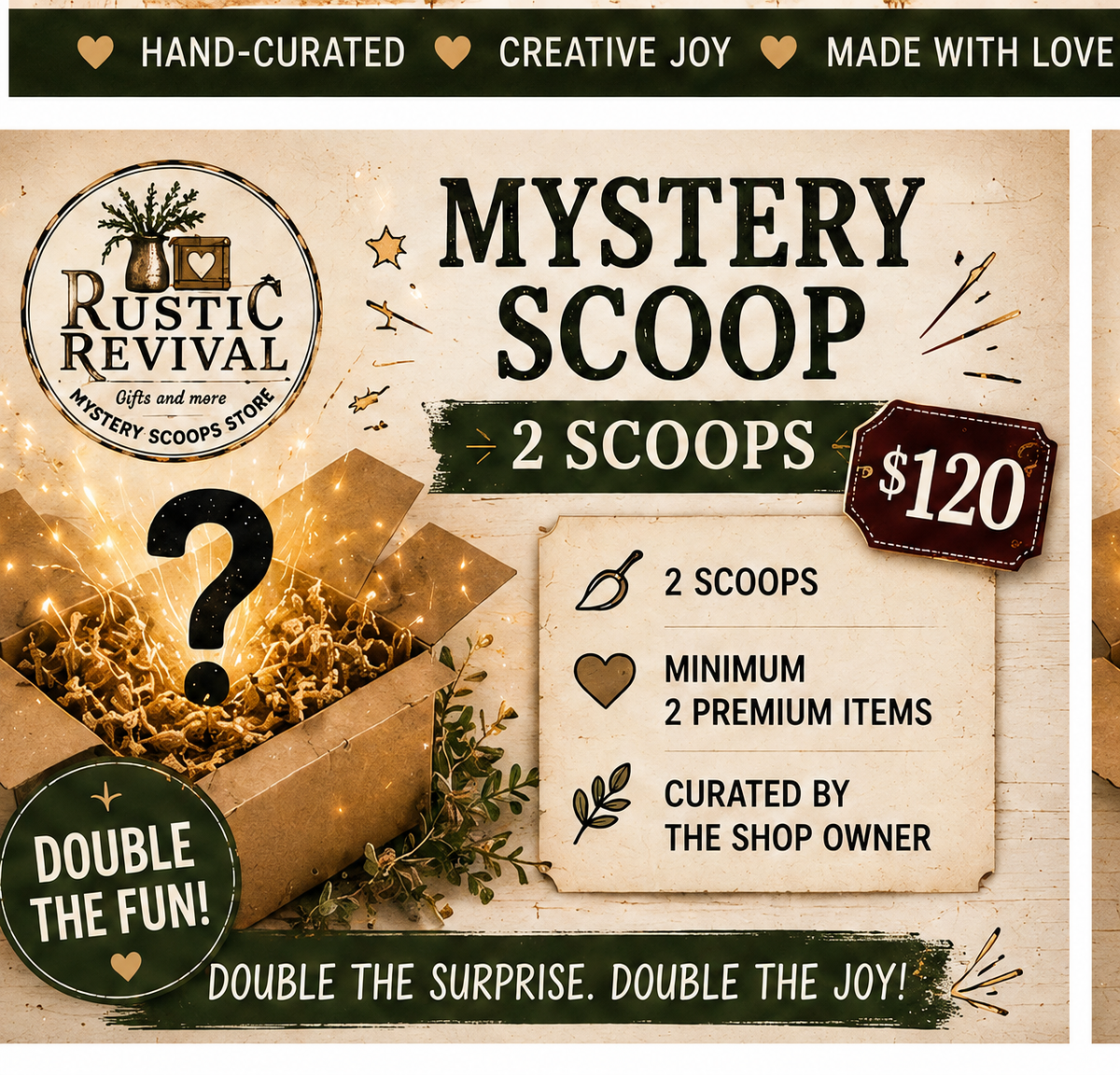 Mystery Scoop - 2 Scoops