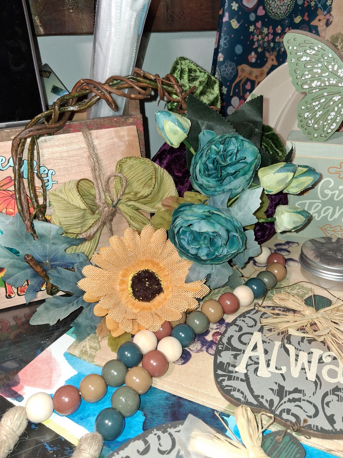 Sage and Blue Fall Decor Bundle